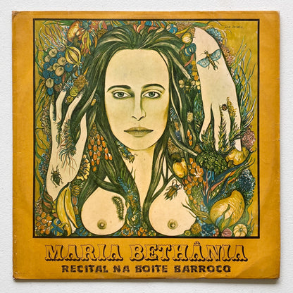 Maria Bethânia — Recital Na Boite Barroco (Disco de Vinil LP, usado)