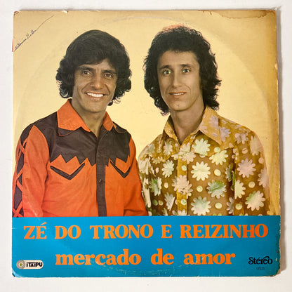 Zé do Trono e Reizinho - Mercado de Amor (Disco de Vinil LP, usado)