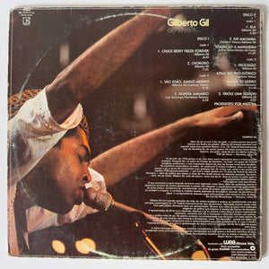 Gilberto Gil — Ao Vivo (Disco de Vinil LP, usado)