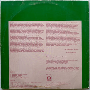 Cartola — Documento Inédito (Disco de Vinil LP, usado)