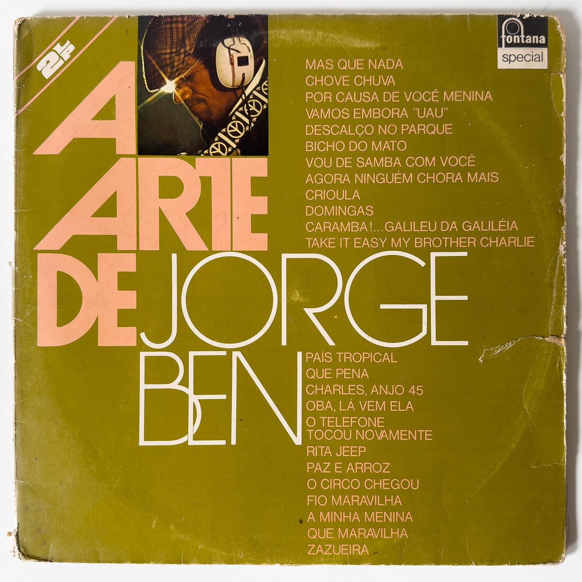 Jorge Ben — A Arte De Jorge Ben (Disco de Vinil LP, usado)