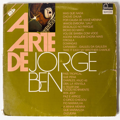 Jorge Ben — A Arte De Jorge Ben (Disco de Vinil LP, usado)