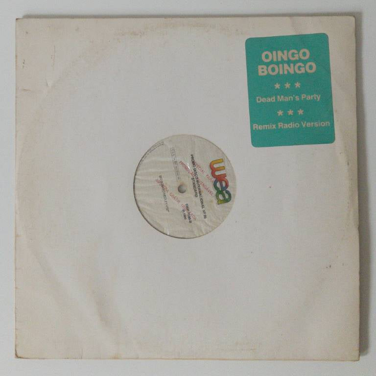 Oingo Boingo — Dead Man's Party (Radio Remix) / Big Boingo Medley (Disco de Vinil LP, usado)
