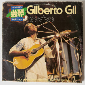 Gilberto Gil — Ao Vivo (Disco de Vinil LP, usado)