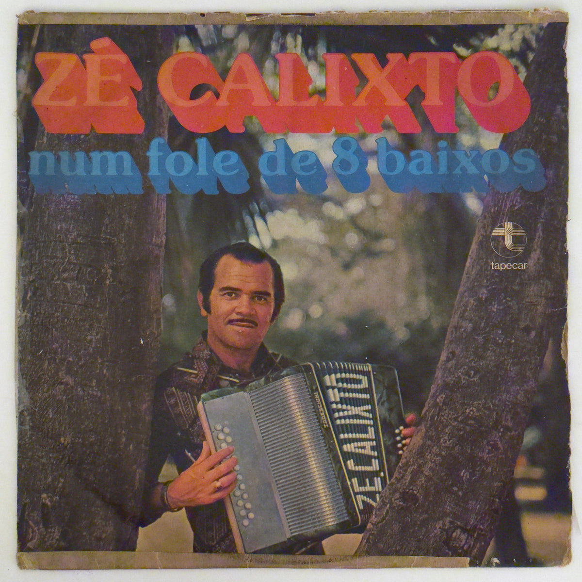 Zé Calixto — Num Fole De 8 Baixos (Disco de Vinil LP, usado)