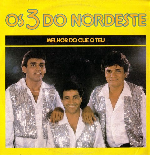 Os 3 Do Nordeste — Melhor Do Que O Teu (Disco de Vinil LP, usado)