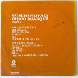 Chico Buarque — Grandes Sucessos de Chico Buarque - Volume 2 (Disco de Vinil LP, usado)