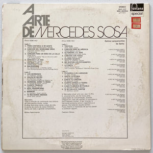 Mercedes Sosa — A Arte De Mercedes Sosa (Disco de Vinil LP, usado)