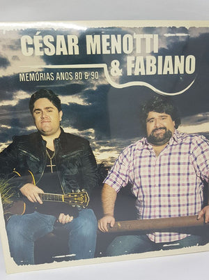 César Menotti & Fabiano — Memórias Anos 80 E 90 (Disco de Vinil LP, lacrado)