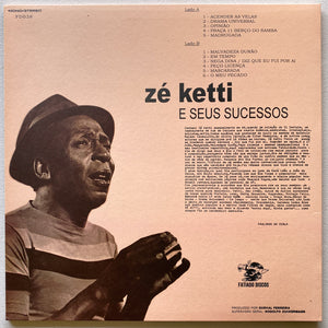 Zé Keti — Zé Ketti E Seus Sucessos (Disco de Vinil LP, usado)